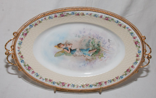 J. Bac Limoges Porcelain Cup Early 20th century