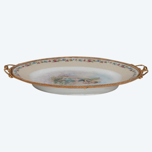 J. Bac Limoges Porcelain Cup Early 20th century