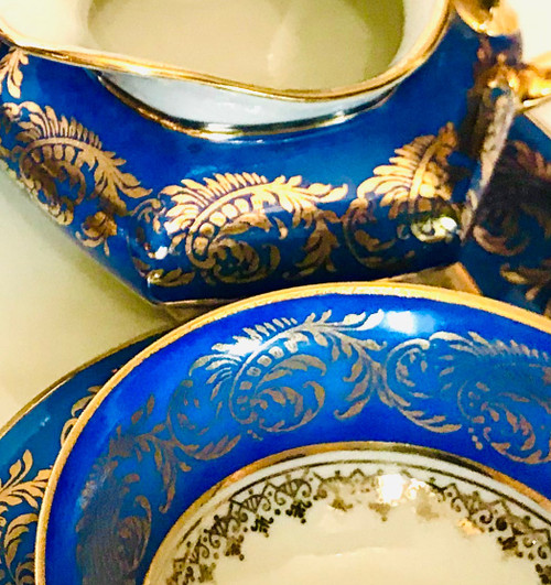 Service à thé « tête à tête «  en porcelaine De Limoges 