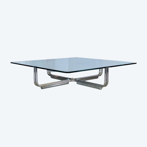 Table basse 784 grand modèle par Gianfranco Frattini pour Cassina, Italie 1968