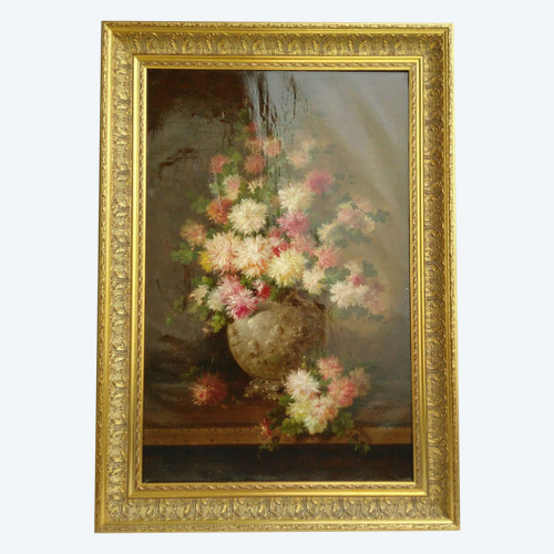 Frans Backvis (1857-1926 ) Öl auf Leinwand Blumenstillleben