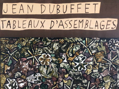 Poster Jean Dubuffet Galerie Rive Droite Paris 1957