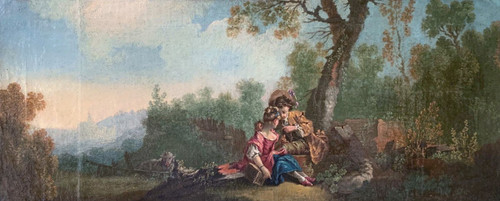 Scène Pastorale Jean Baptiste Huet (1745/1811)