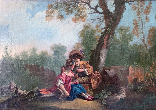 Scène Pastorale Jean Baptiste Huet (1745/1811)