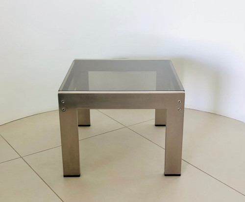 Quadratischer Couchtisch von Gae Aulenti, Italien 1970er Jahre