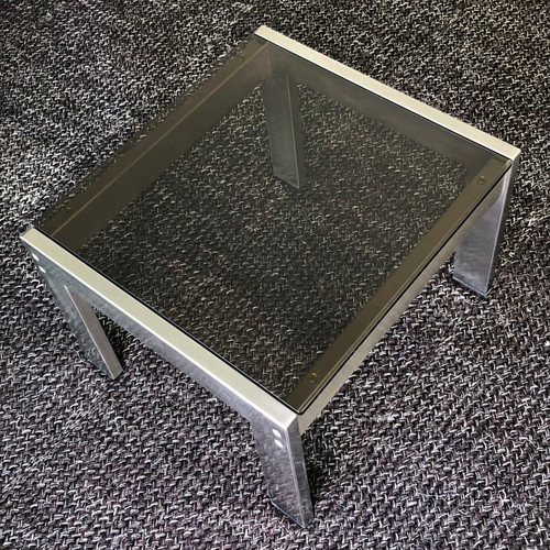 Quadratischer Couchtisch von Gae Aulenti, Italien 1970er Jahre