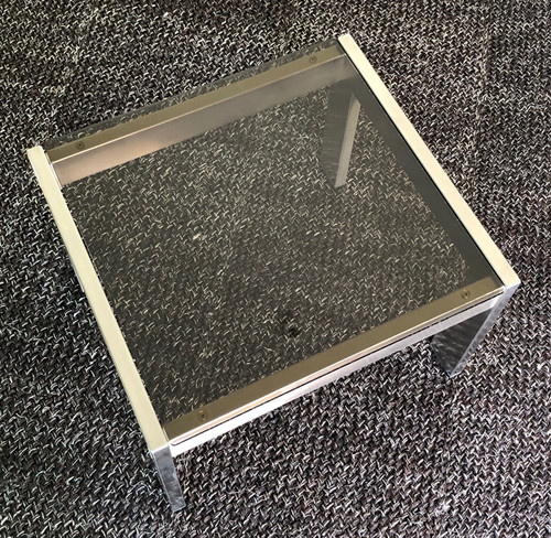 Quadratischer Couchtisch von Gae Aulenti, Italien 1970er Jahre