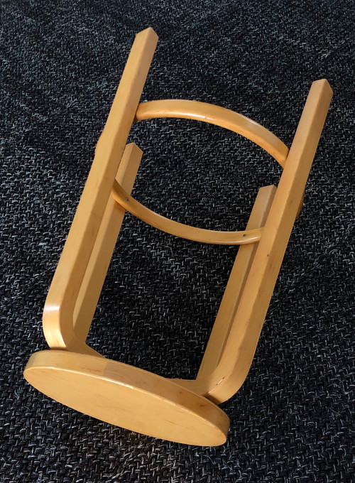 Bar stool 64 by Alvar Aalto for Artek, Finland 1980s