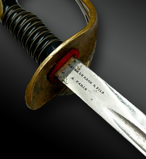 MINIATURE CAVALRY SABER, model 1882 - LETTER OPENER or PAPER OPENER - France - 19th century