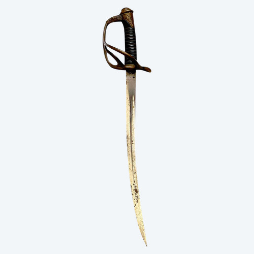 MINIATURE CAVALRY SABER, model 1882 - LETTER OPENER or PAPER OPENER - France - 19th century