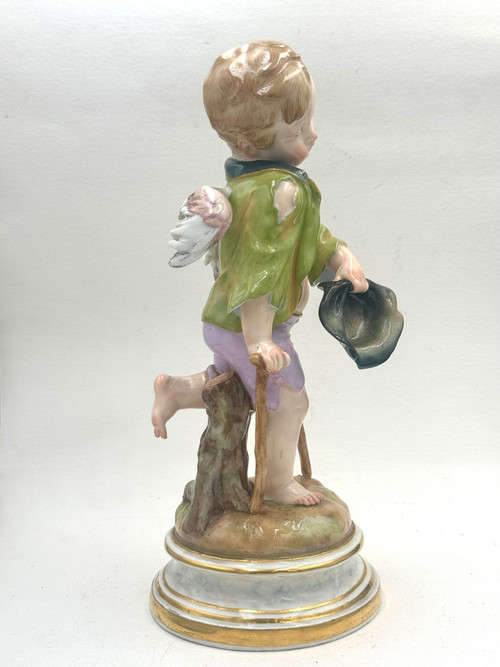 Meissen, porcelain figure Cupid as a beggar