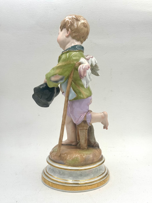 Meissen, porcelain figure Cupid as a beggar
