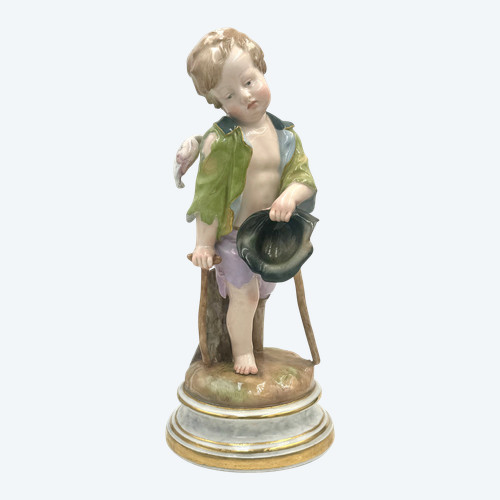 Meissen, porcelain figure Cupid as a beggar