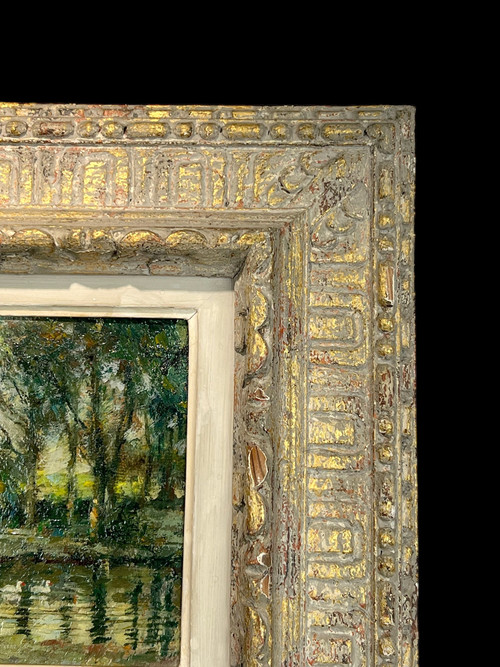 GEMÄLDE / ÖL AUF PANEL VON CHARLES VERBRUGGHE 1877-1974 „NORMANDIE“