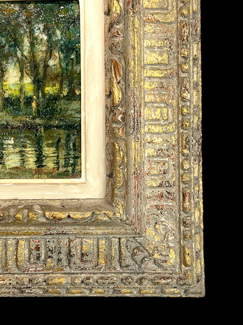 GEMÄLDE / ÖL AUF PANEL VON CHARLES VERBRUGGHE 1877-1974 „NORMANDIE“