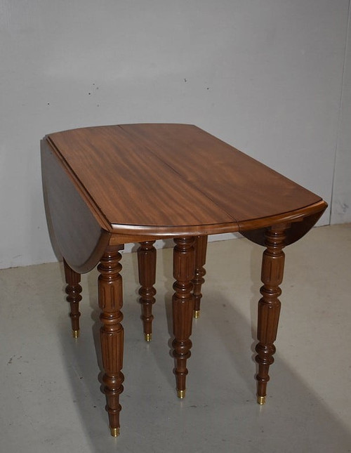 Louis-Philippe Mahogany Table Late 19th Century
