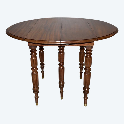 Louis-Philippe Mahogany Table Late 19th Century