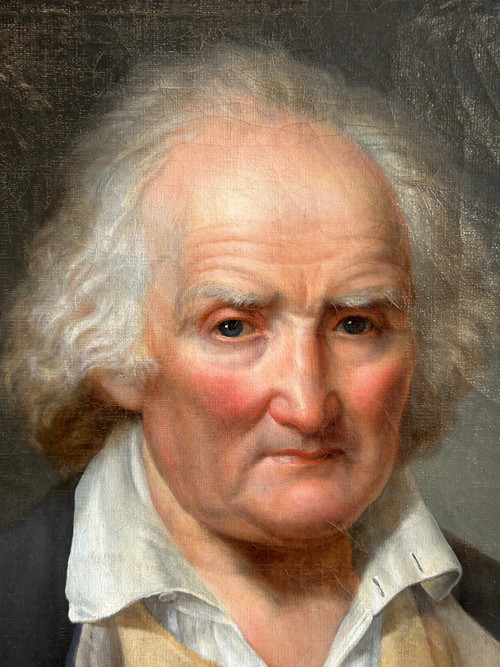 Portrait D’homme D’époque Empire - Huile Sur Toile Début XIXéme 