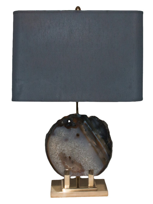 Lampada in bronzo dorato firmata Willy Daro anni '70