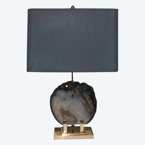 Lampada in bronzo dorato firmata Willy Daro anni '70