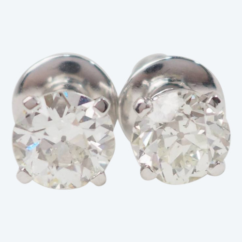 Orecchini in oro bianco e diamanti