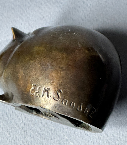  Bronze ArtDeco "Cochon d'Inde " Édouard-Marcel SANDOZ (Susse Frères)