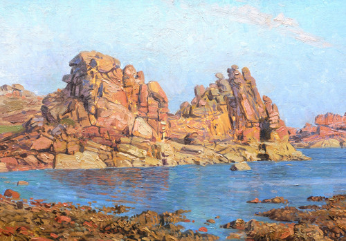 Prosper Henri WIRTH, La Pointe du Skewell a Ploumanac'h