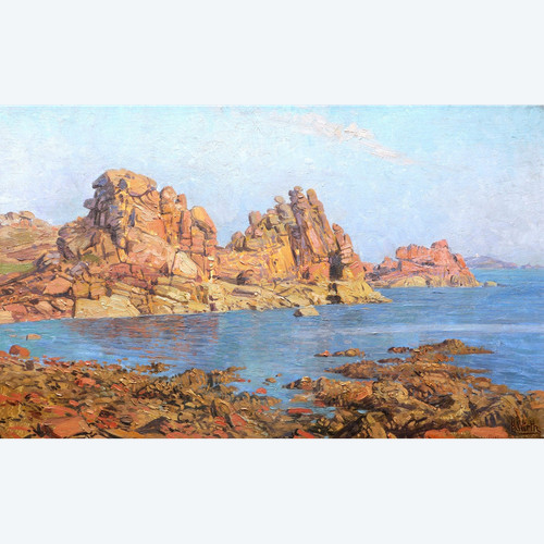 Prosper Henri WIRTH, La Pointe du Skewell a Ploumanac'h