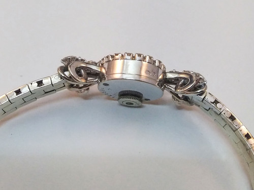 JAEGER LECOULTRE, FEMME, Diamants & Or blanc 18C