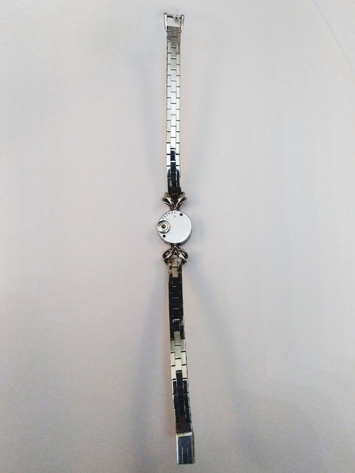 JAEGER LECOULTRE, FEMME, Diamants & Or blanc 18C