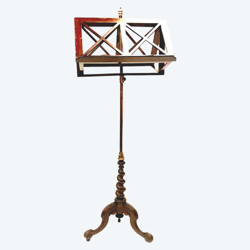 Napoleon III lectern in mahogany with tripod base 19th century
