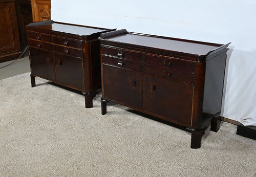 Paar kleine Sideboards aus lackiertem Holz – 1940