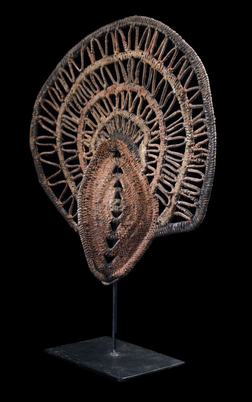 Yamswurzelmaske, Stammeskunst, ozeanische Kunst, Korbwaren, Papua-Neuguinea, ozeanische Kunst