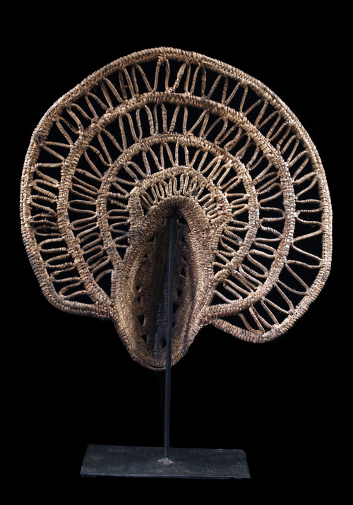 Yamswurzelmaske, Stammeskunst, ozeanische Kunst, Korbwaren, Papua-Neuguinea, ozeanische Kunst