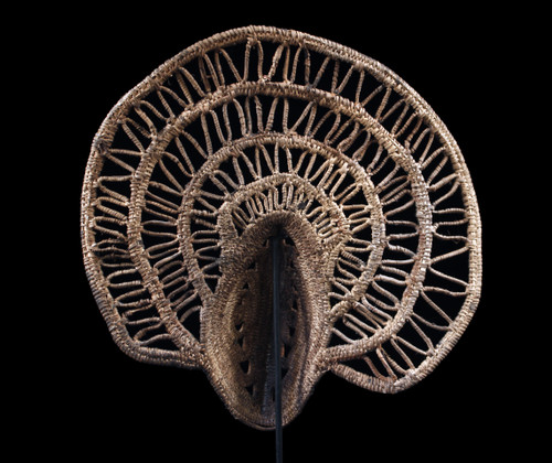 Yamswurzelmaske, Stammeskunst, ozeanische Kunst, Korbwaren, Papua-Neuguinea, ozeanische Kunst