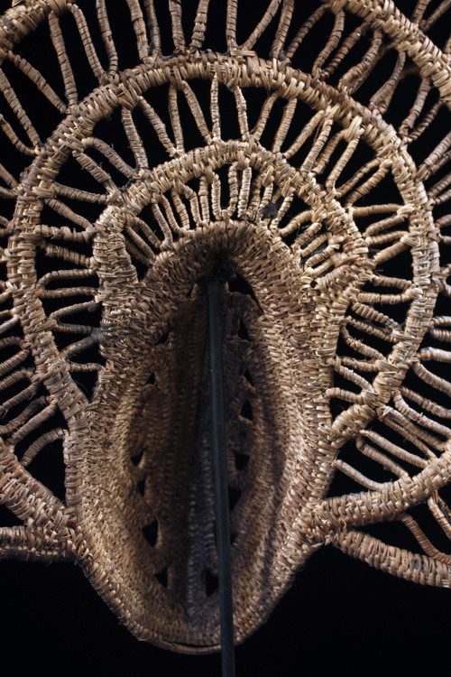 Yamswurzelmaske, Stammeskunst, ozeanische Kunst, Korbwaren, Papua-Neuguinea, ozeanische Kunst