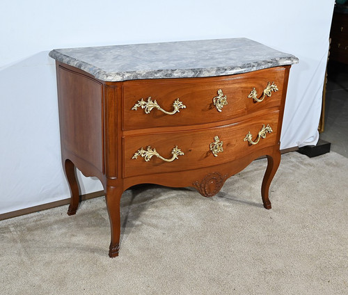 Commode Sauteuse en Acajou Massif, style Louis XV – Fin XIXe