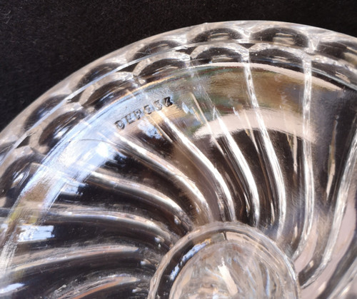 Lovely Bamboo model crystal candle holder signed BACCARAT