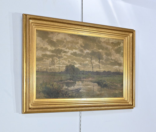 Huile sur Toile, signée Cheret – Milieu XIXe