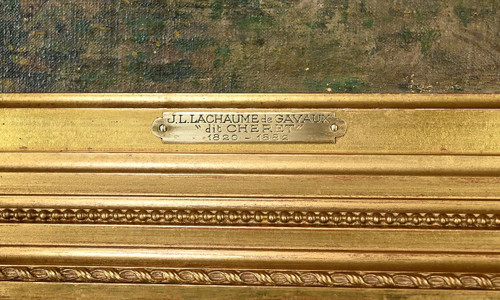 Huile sur Toile, signée Cheret – Milieu XIXe