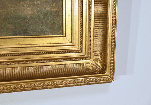 Huile sur Toile, signée Cheret – Milieu XIXe