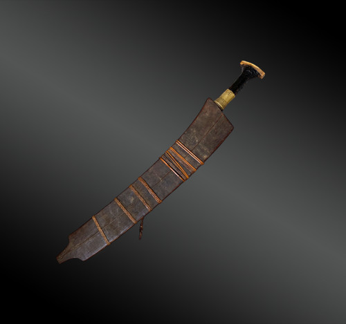 Lin gin or Kachin dha sword, northern Burma First third of the 20th century