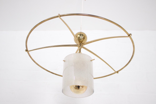 Angelo Mangiarotti style Murano chandelier.