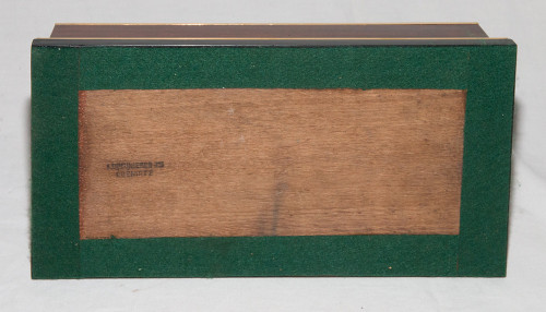 Calamaio In Mogano E Bronzo Dorato Epoca Napoleone III