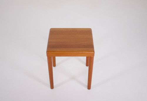 Scandinavian teak stool.