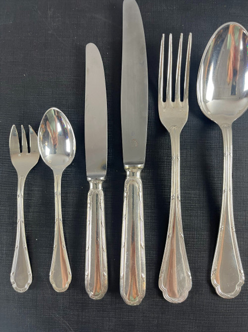 ERCUIS cutlery model Trianon ribbon 72 pieces