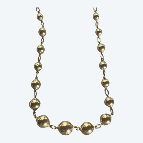 5236- Collana Marsigliese in oro giallo in autunno