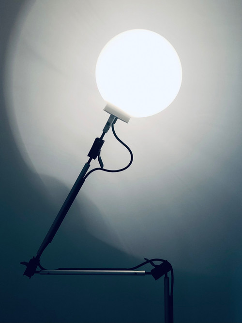 Stehleuchte „Aggregato terra“ von Enzo Mari für Artemide, Italien 1970er Jahre