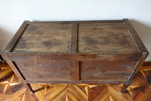 Grande cassettone intarsiato, periodo Luigi XVI - 145,5 cm