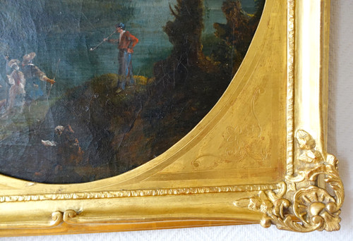 French school from the beginning of the 19th century, Château du Dauphiné, oil on canvas